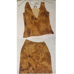 Rag Skirt and matching Top Boohoo/Hippie/Coachella